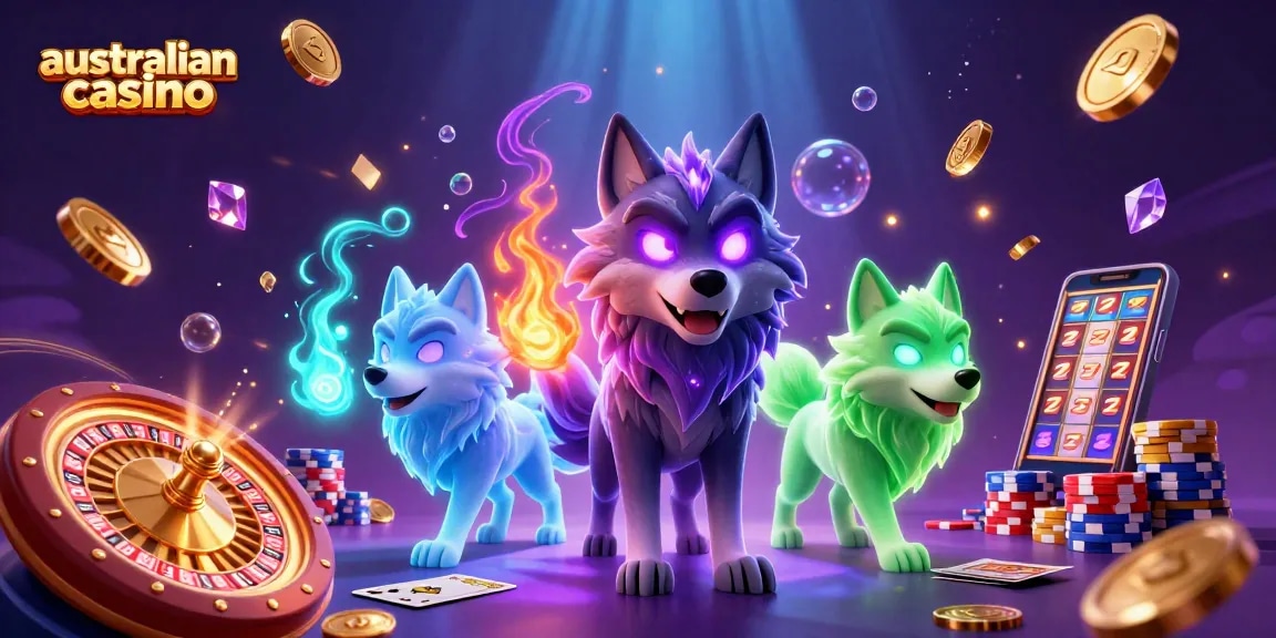 Win big at the australian online casino with thrilling ghostly wolves and spinning roulette.