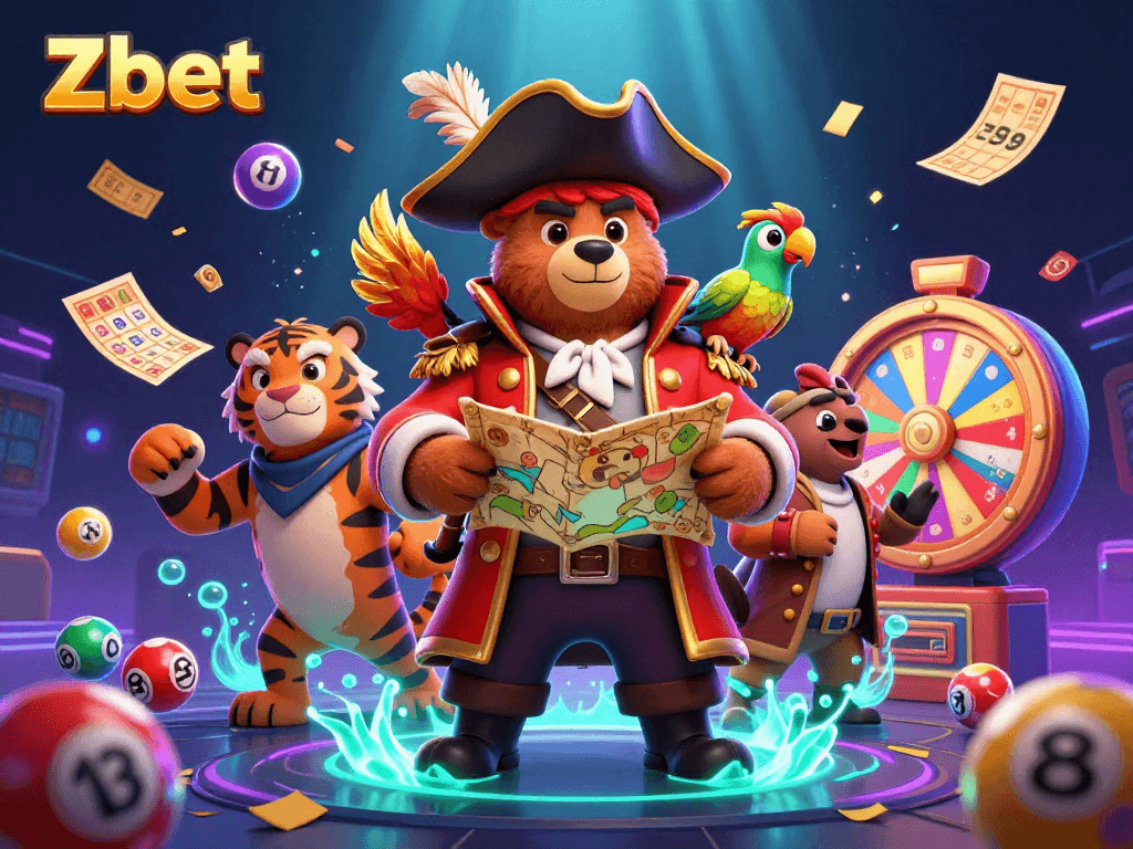 Zbet gamers spin colorful numbers, enjoying vibrant casino experiences through exciting lottery games.