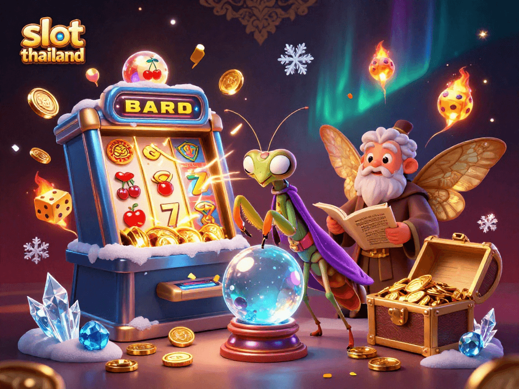 Engage with slot thailand's exciting gaming world through a vibrant scene of fortune and jackpots.