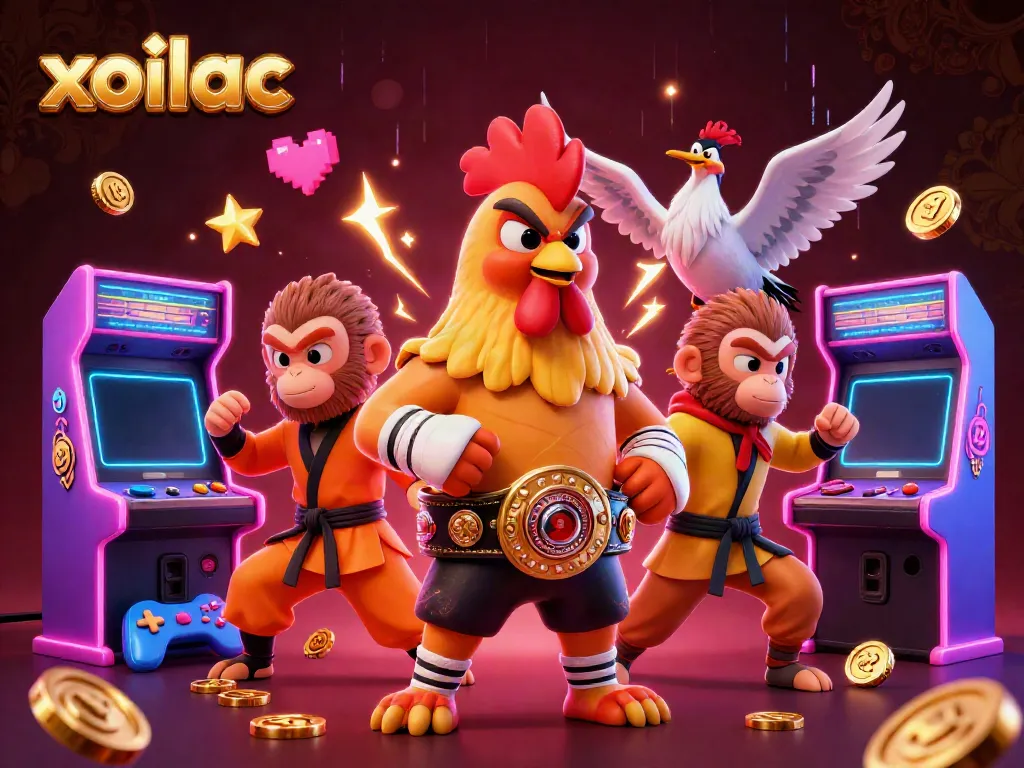 Xoilac offers thrilling sports betting experiences with ultra-clarity in a vibrant 3D illustration.