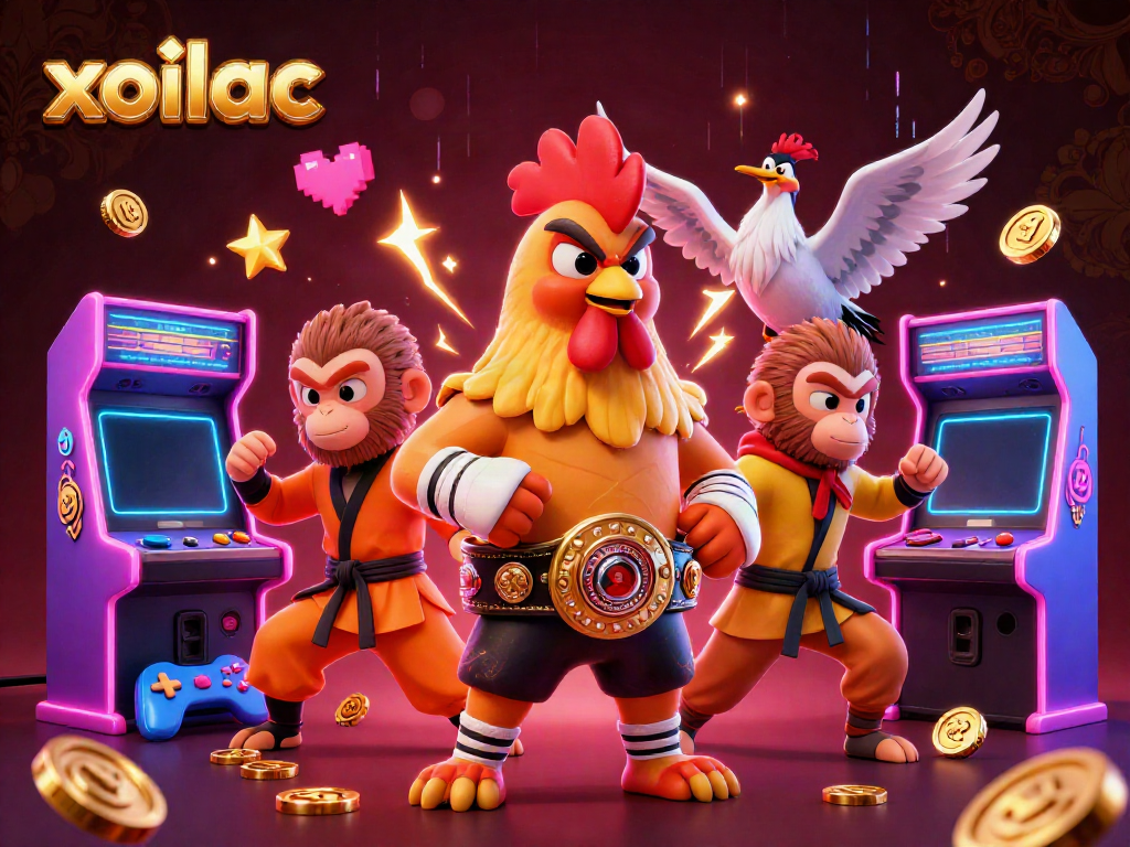 Xoilac offers thrilling sports betting experiences with ultra-clarity in a vibrant 3D illustration.