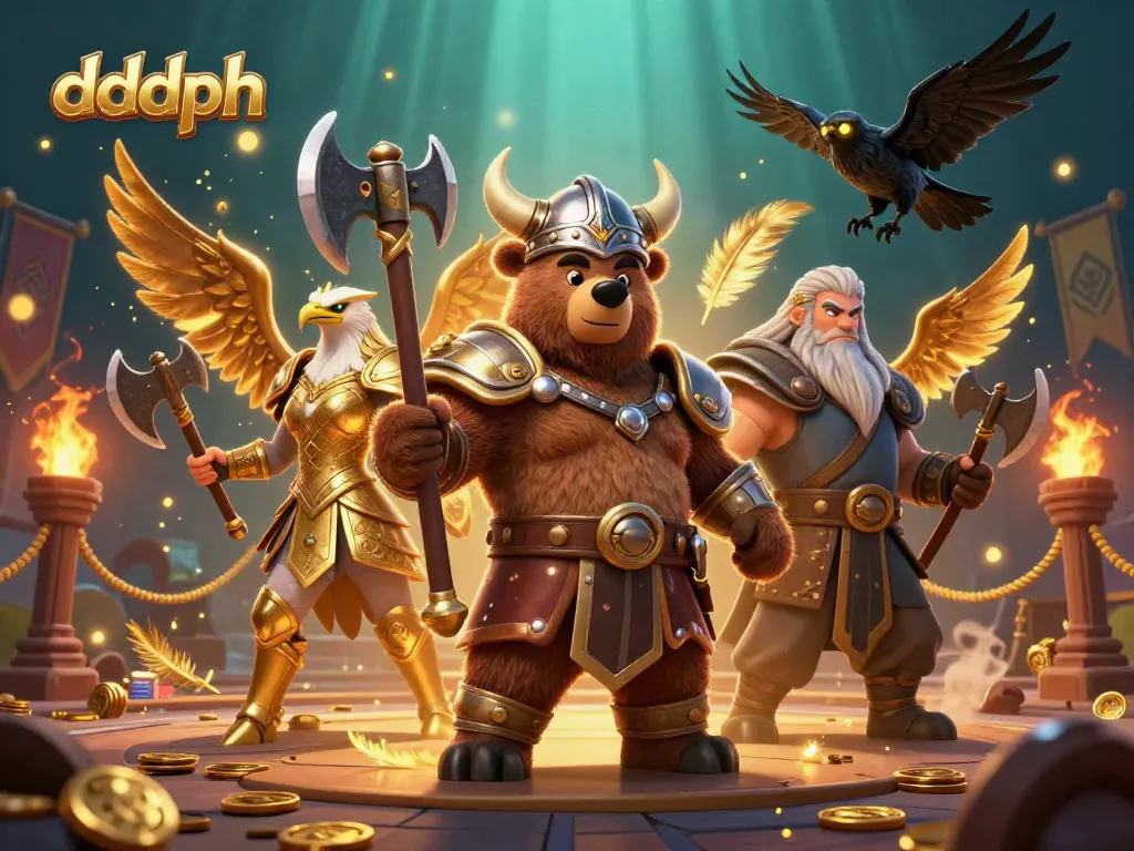 Engage with the epic DDDPH Viking-themed casino adventure featuring bold characters and dynamic elements.