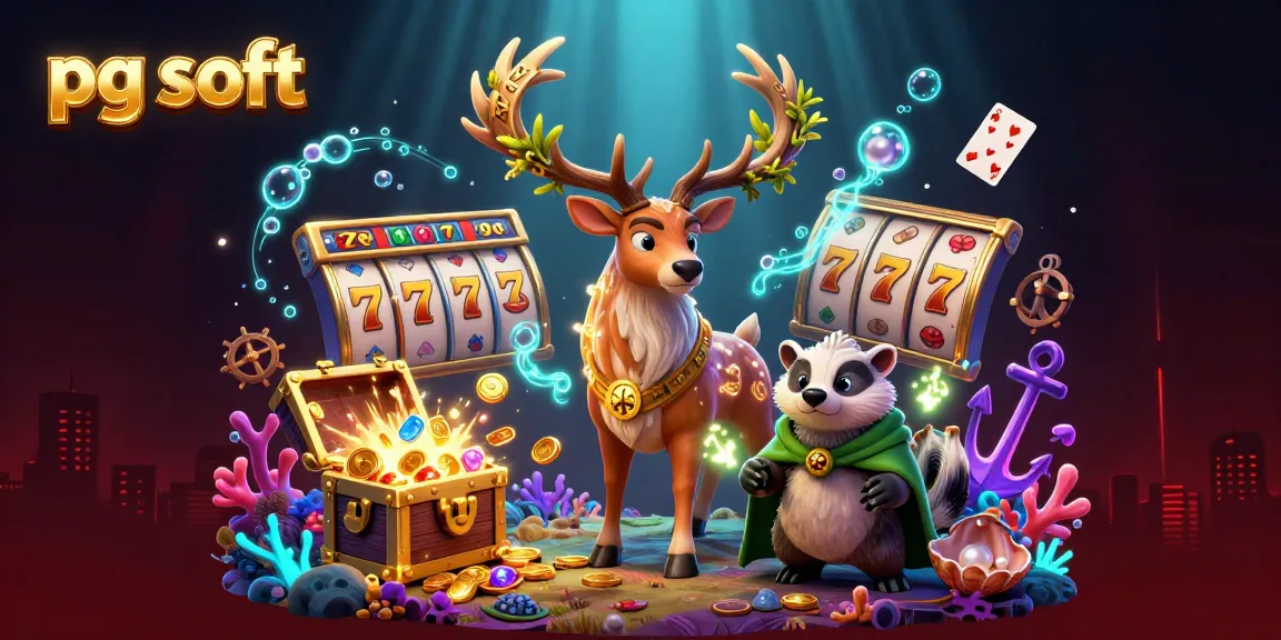 Experience exciting gameplay with pg soft as characters celebrate jackpots and explore vibrant slot worlds.